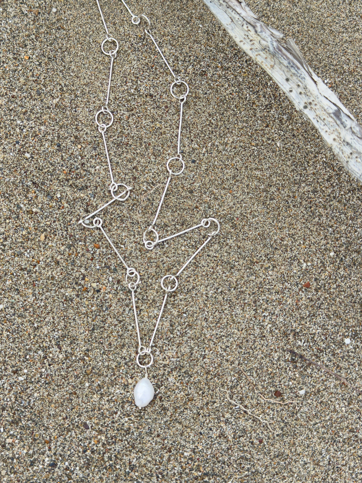 Freshwater Pearl Link Necklace