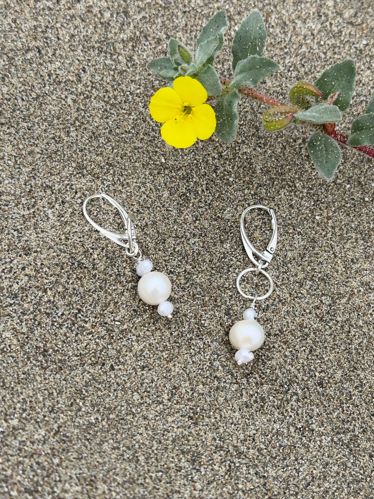 Freshwater Pearl Link Earrings